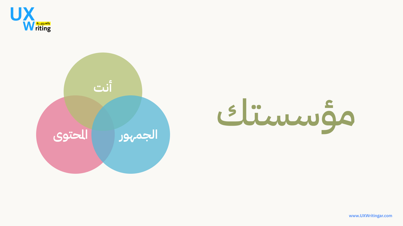 “أنت” هنا تشير إلى الجهة التي تحتاج إلى التواصل مع جمهورها عبر المنصات الرقمية